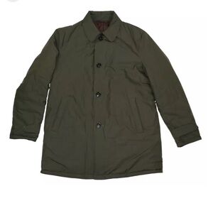 Ralph Lauren Lerner Button Front Insulated Overcoat Jacket